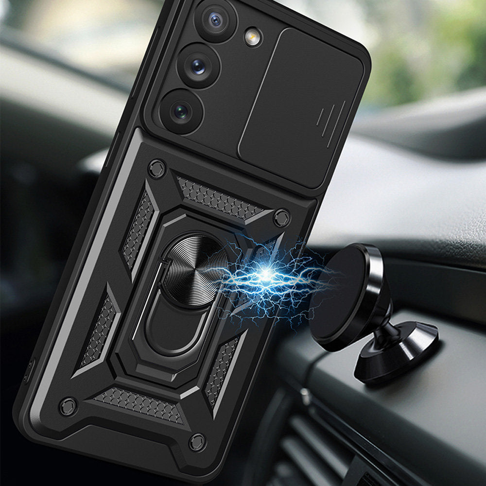 Hülle für Samsung Galaxy S23+ S916, Techsuit, CamShield, Schwarz