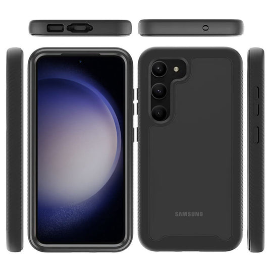Hülle für Samsung Galaxy S23 S911, Techsuit, Defense360 Pro, Schwarz