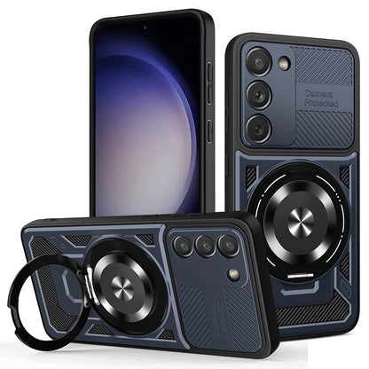 Hülle für Samsung Galaxy S23 S911, Techsuit, RuggedCam, Blau