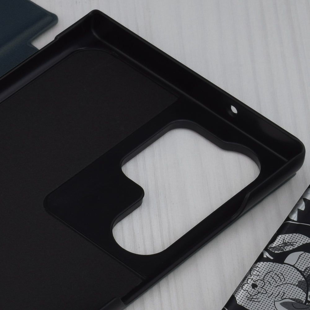 Hülle für Samsung Galaxy S23 Ultra S918, Techsuit, eFold, Dunkelblau
