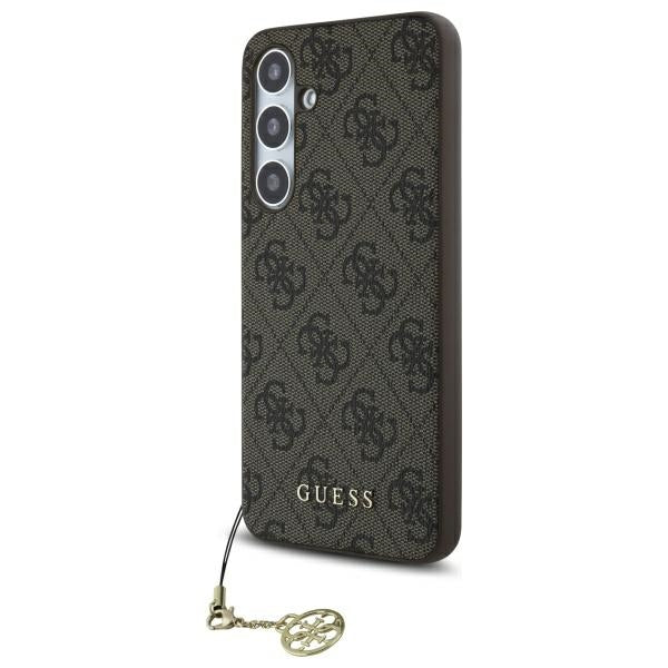 Hülle für Samsung Galaxy S24 FE S721, Guess, 4G Charm, Braun