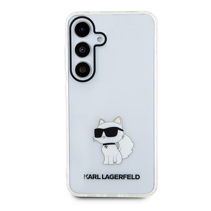Hülle für Samsung Galaxy S24+ S926, Karl Lagerfeld, IML Luxury Choupette, Transparent