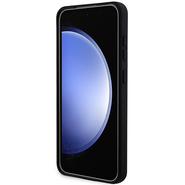 Hülle für Samsung Galaxy S24+ S926, Karl Lagerfeld, Silicone Ikonik NFT, Schwarz