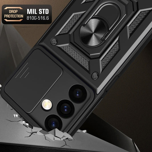 Hülle für Samsung Galaxy S24+ S926, Techsuit, CamShield, Schwarz