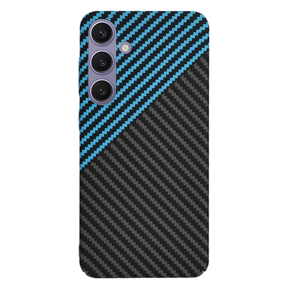 Hülle für Samsung Galaxy S24+ S926, Techsuit, Carbonite FiberShell, Schwarz Blau