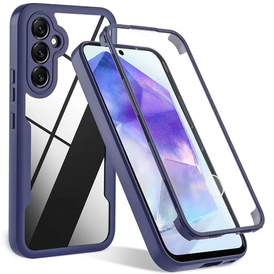 Hülle für Samsung Galaxy S24+ S926, Techsuit, ColorVerse 360, Blau