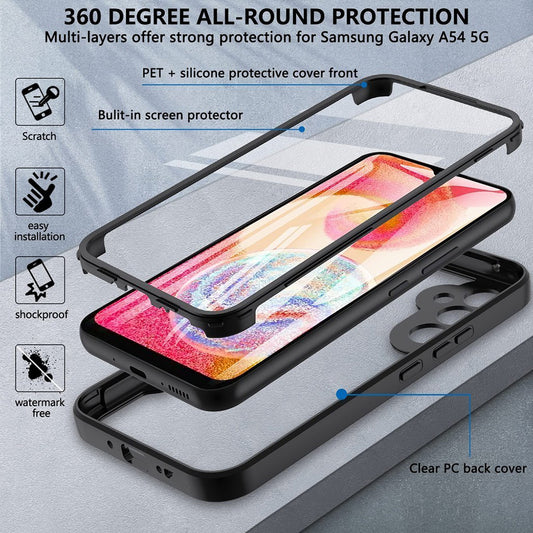 Hülle für Samsung Galaxy S24+ S926, Techsuit, ColorVerse 360, Rosa
