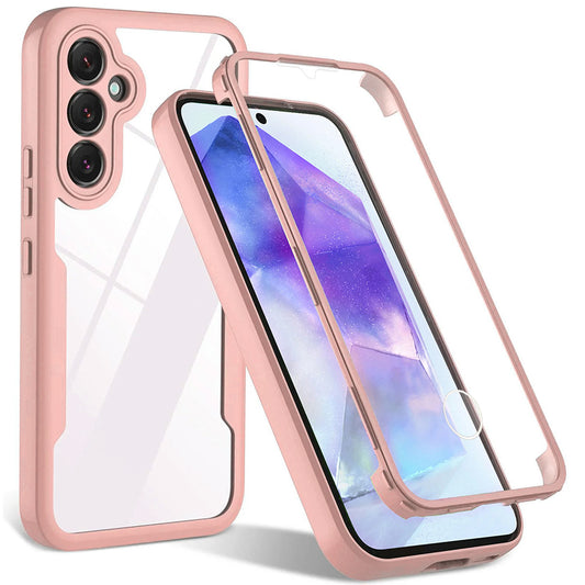 Hülle für Samsung Galaxy S24+ S926, Techsuit, ColorVerse 360, Rosa