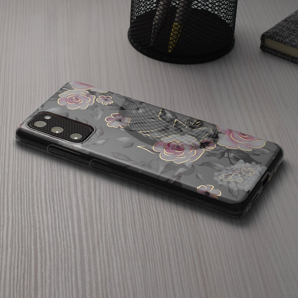 Case for Samsung Galaxy S24+ S926, Techsuit, Marble, Gray