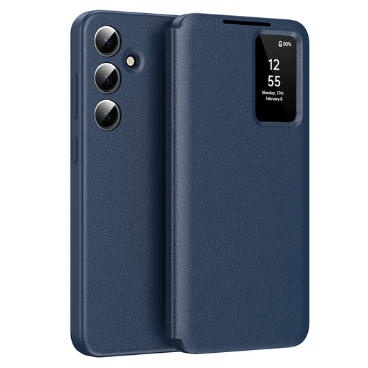 Hülle für Samsung Galaxy S24+ S926, Techsuit, SmartView, Blau