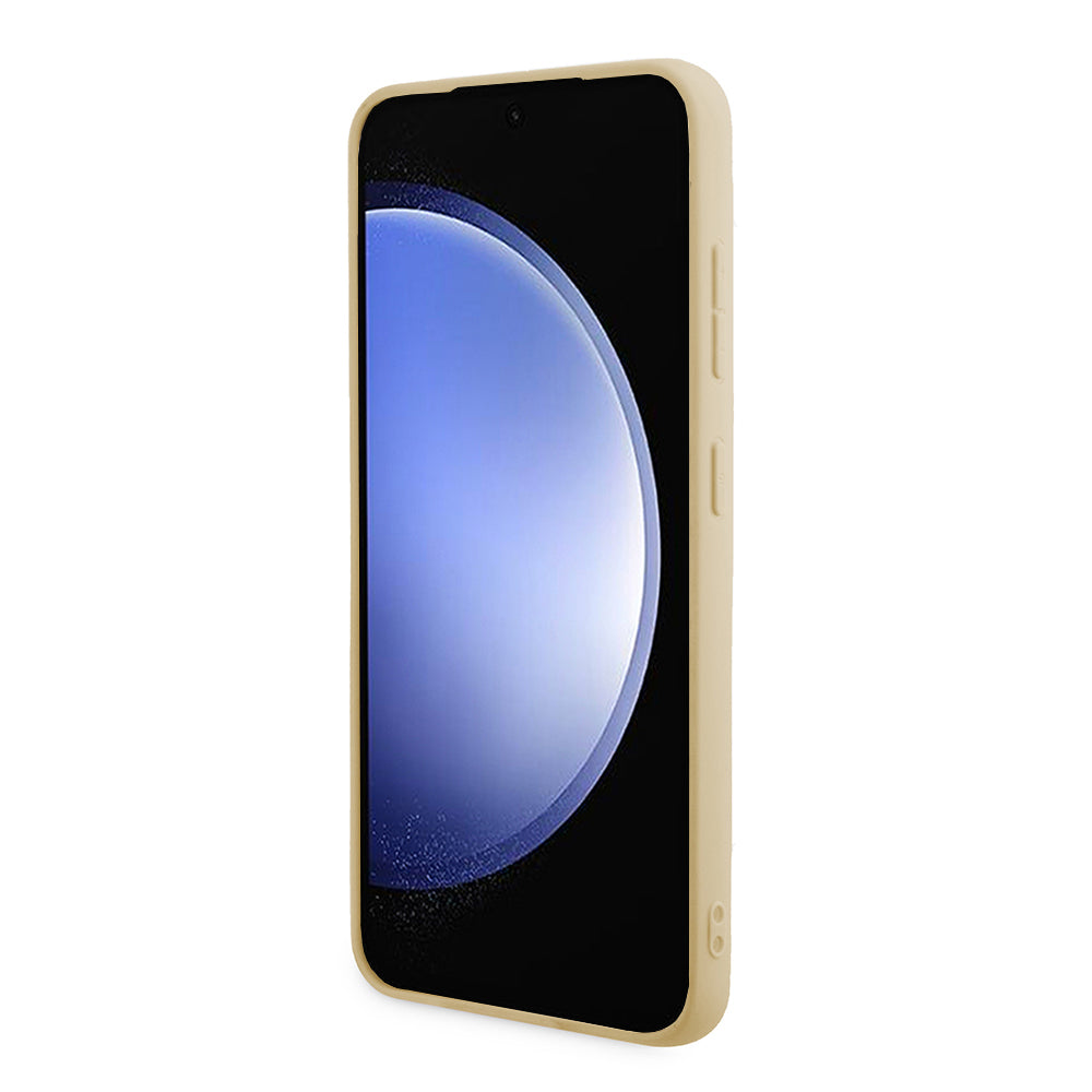 Hülle für Samsung Galaxy S24 S921, Guess, Glitter Script, Gold