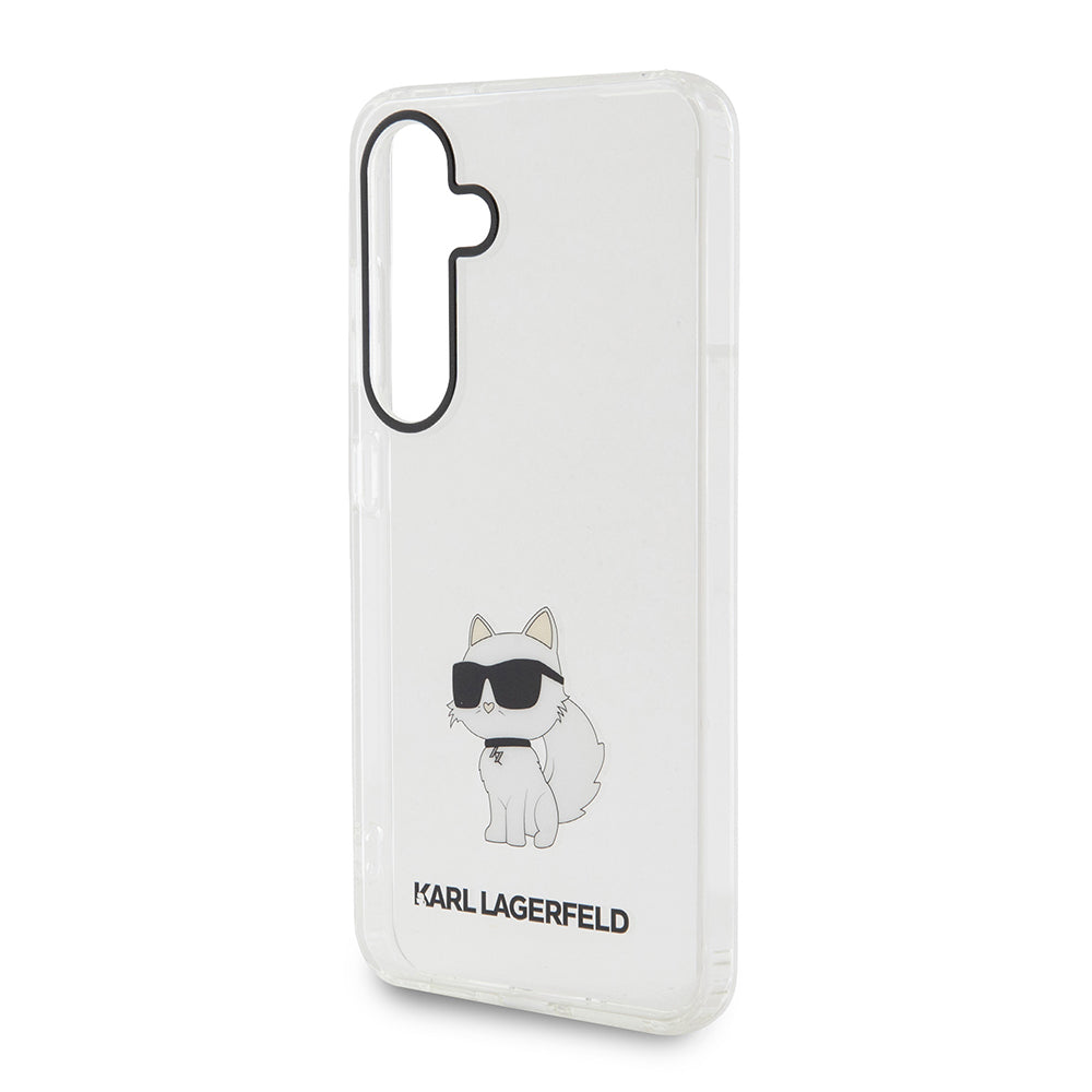 Hülle für Samsung Galaxy S24 S921, Karl Lagerfeld, IML Luxury Choupette, Transparent