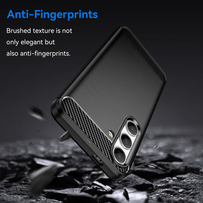 Hülle für Samsung Galaxy S24 S921, Techsuit, Carbon, Schwarz