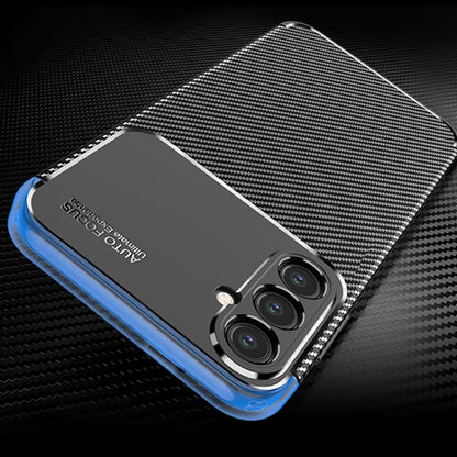 Hülle für Samsung Galaxy S24 S921, Techsuit, CarbonFiber, Schwarz