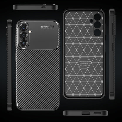 Hülle für Samsung Galaxy S24 S921, Techsuit, CarbonFiber, Schwarz