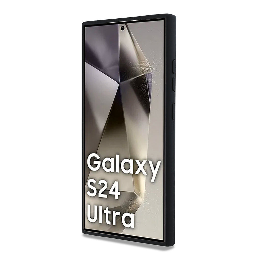 Hülle für Samsung Galaxy S24 Ultra S928, Karl Lagerfeld, Silikon Karl & Choupette, Schwarz