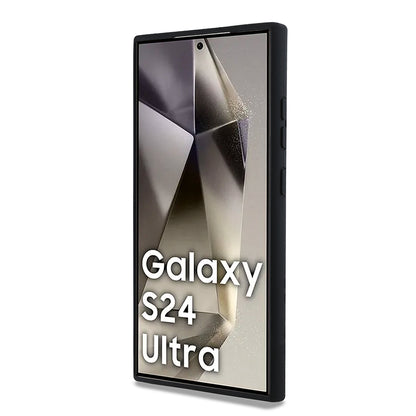 Hülle für Samsung Galaxy S24 Ultra S928, Karl Lagerfeld, Silikon Karl & Choupette, Schwarz