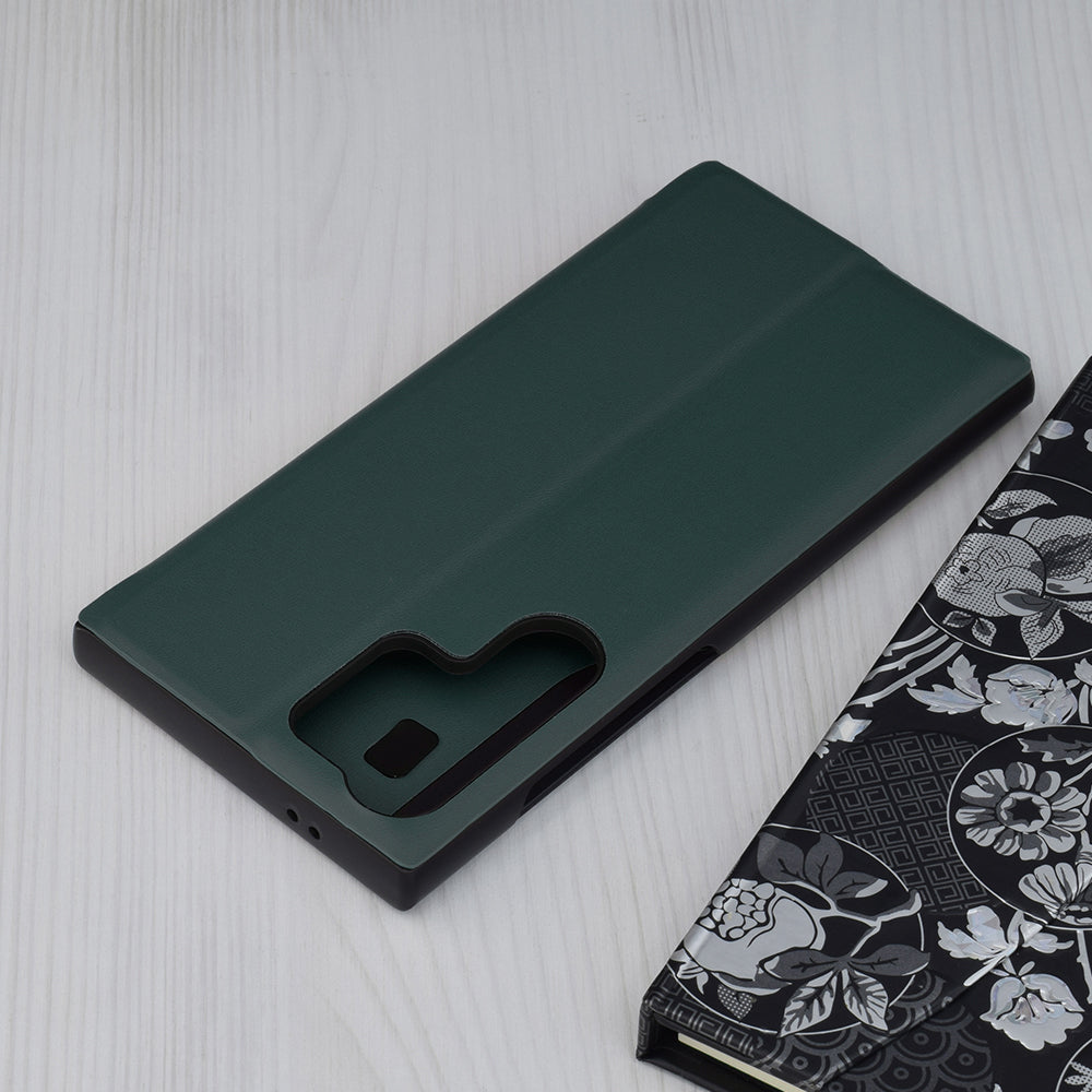 Hülle für Samsung Galaxy S24 Ultra S928, Techsuit, eFold, Grün