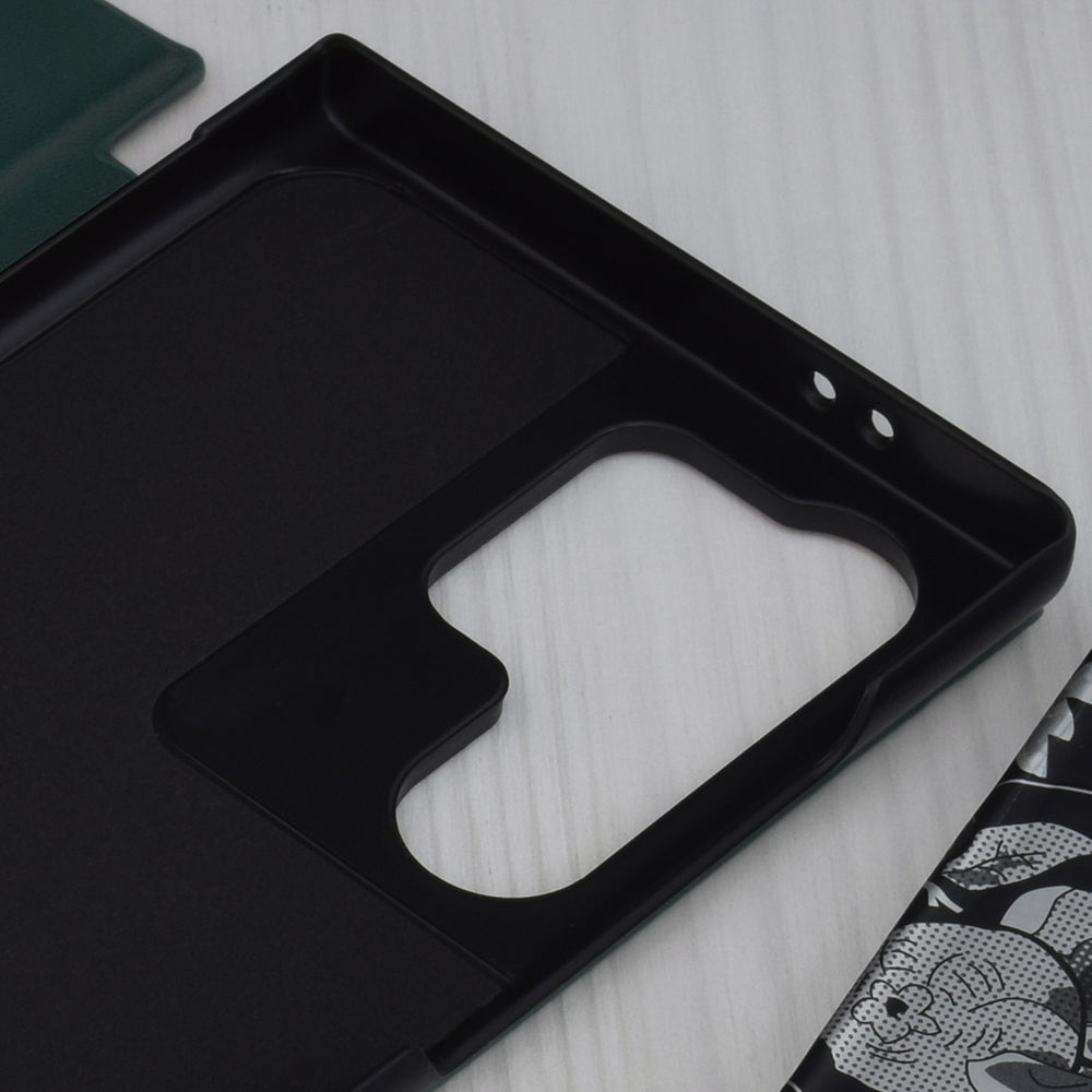 Hülle für Samsung Galaxy S24 Ultra S928, Techsuit, eFold, Grün