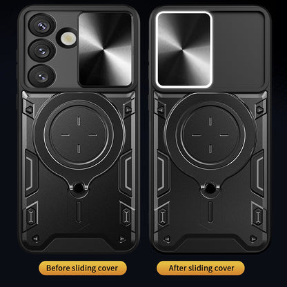 Hülle für Samsung Galaxy S25 Edge S937, Techsuit, CamGuard Pro, Lila