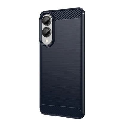 Hülle für Samsung Galaxy S25 Edge S937, Techsuit, Carbon, Blau