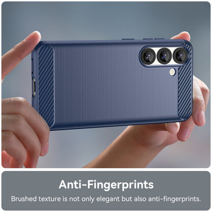 Hülle für Samsung Galaxy S25 Edge S937, Techsuit, Carbon, Blau