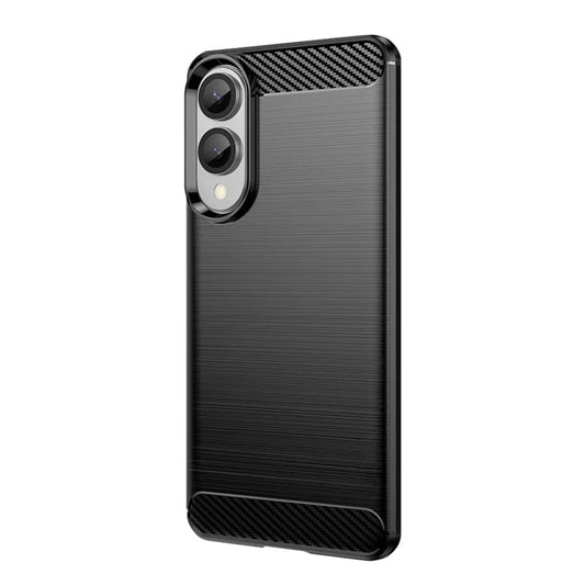 Hülle für Samsung Galaxy S25 Edge S937, Techsuit, Carbon, Schwarz