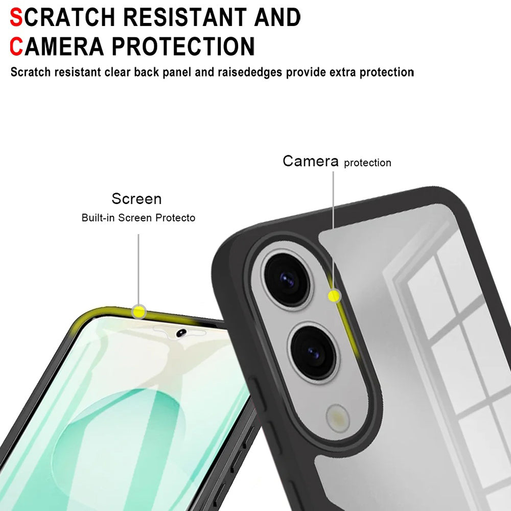 Hülle für Samsung Galaxy S25 Edge S937, Techsuit, ColorVerse 360, Schwarz