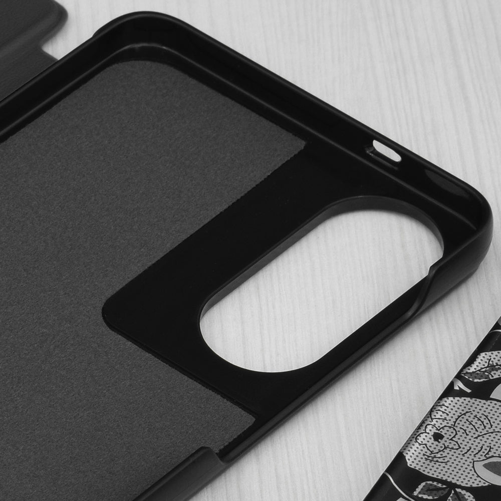 Hülle für Samsung Galaxy S25 Edge S937, Techsuit, eFold, Schwarz
