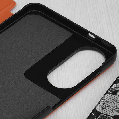 Hülle für Samsung Galaxy S25 Edge S937, Techsuit, eFold, Orange