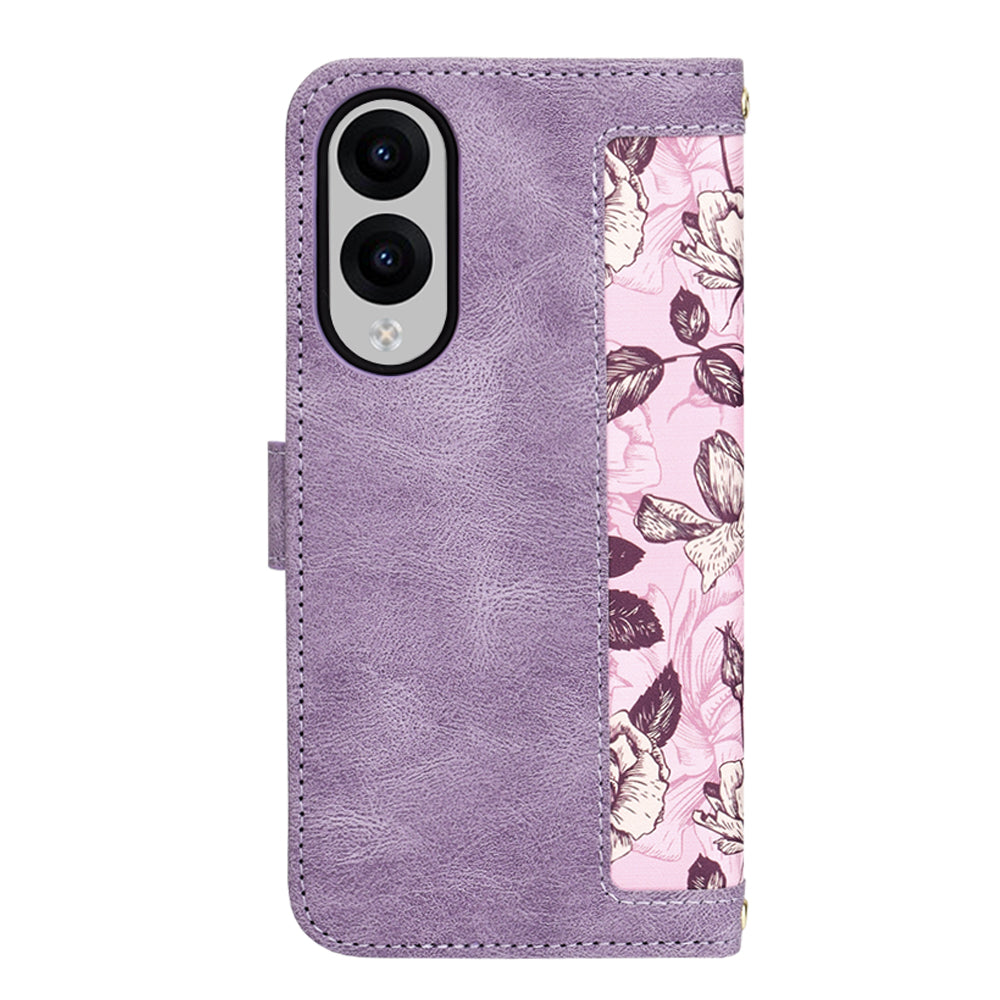 Hülle für Samsung Galaxy S25 Edge S937, Techsuit, FlipCraft, Lila