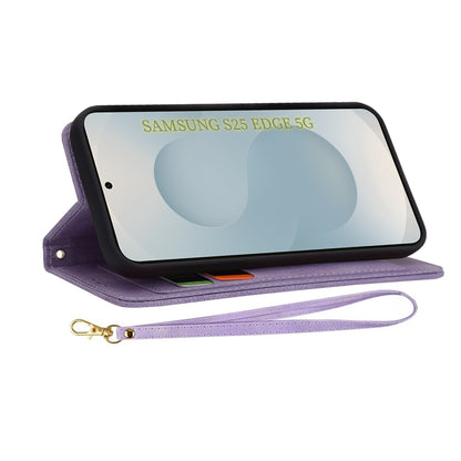 Hülle für Samsung Galaxy S25 Edge S937, Techsuit, FlipCraft, Lila
