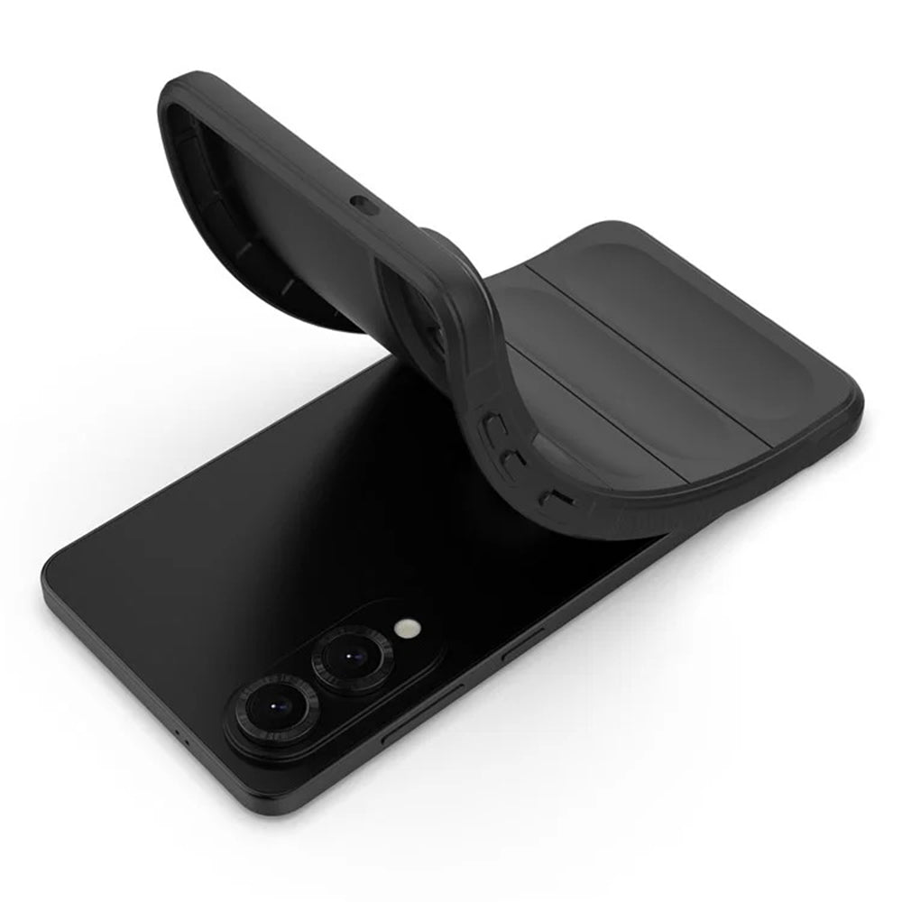 Hülle für Samsung Galaxy S25 Edge S937, Techsuit, Magic Shield, Schwarz