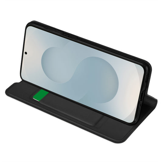 Hülle für Samsung Galaxy S25 Edge S937, Techsuit, Magskin Book, Schwarz