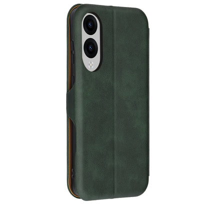 Case for Samsung Galaxy S25 Edge S937, Techsuit, Safe Wallet Plus, Green
