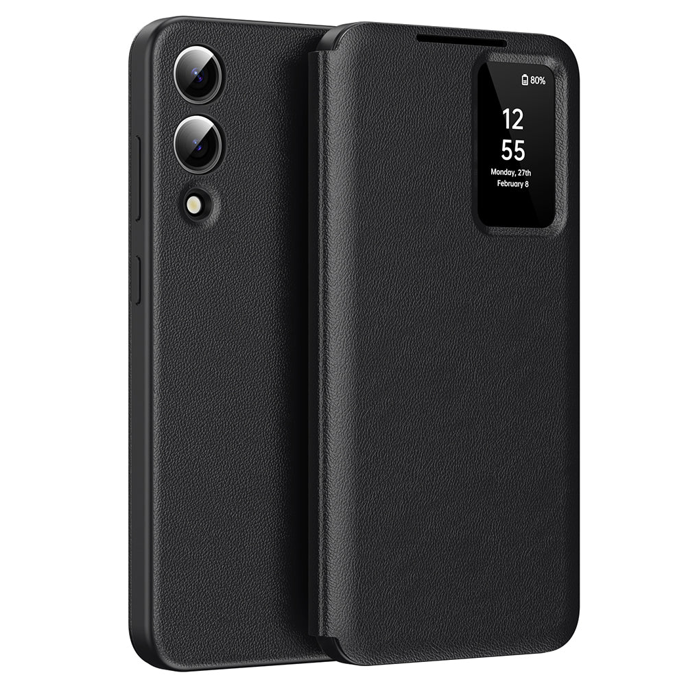 Hülle für Samsung Galaxy S25 Edge S937, Techsuit, SmartView, Schwarz
