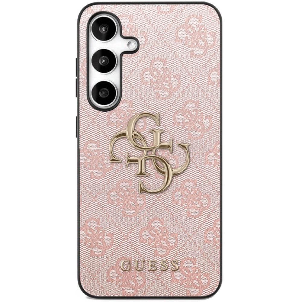 Hülle für Samsung Galaxy S25 FE, Guess, 4G Metal Logo, Rosa