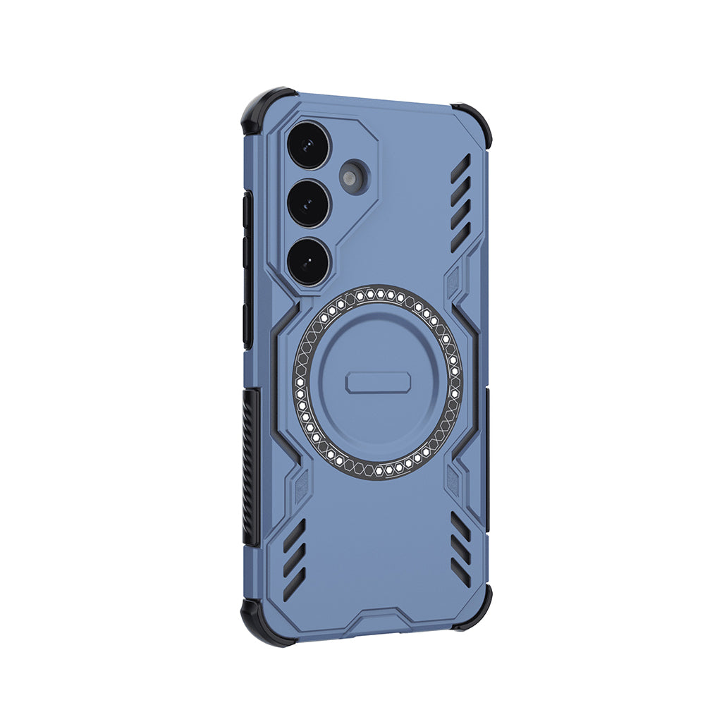 MagSafe-Hülle für Samsung Galaxy S25 FE, Techsuit, ArmorMag, Blau
