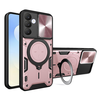 Hülle für Samsung Galaxy S25 FE, Techsuit, CamGuard Pro, Rosa