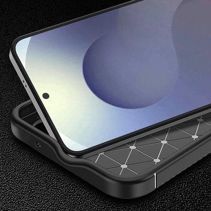 Hülle für Samsung Galaxy S25 FE, Techsuit, CarbonFiber, Schwarz