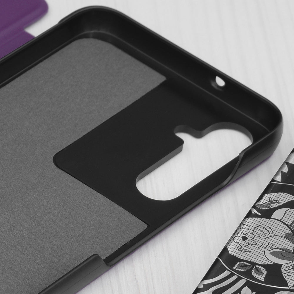 Hülle für Samsung Galaxy S25 FE, Techsuit, eFold, Lila