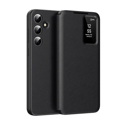 Case for Samsung Galaxy S25 FE, Techsuit, SmartView, Black