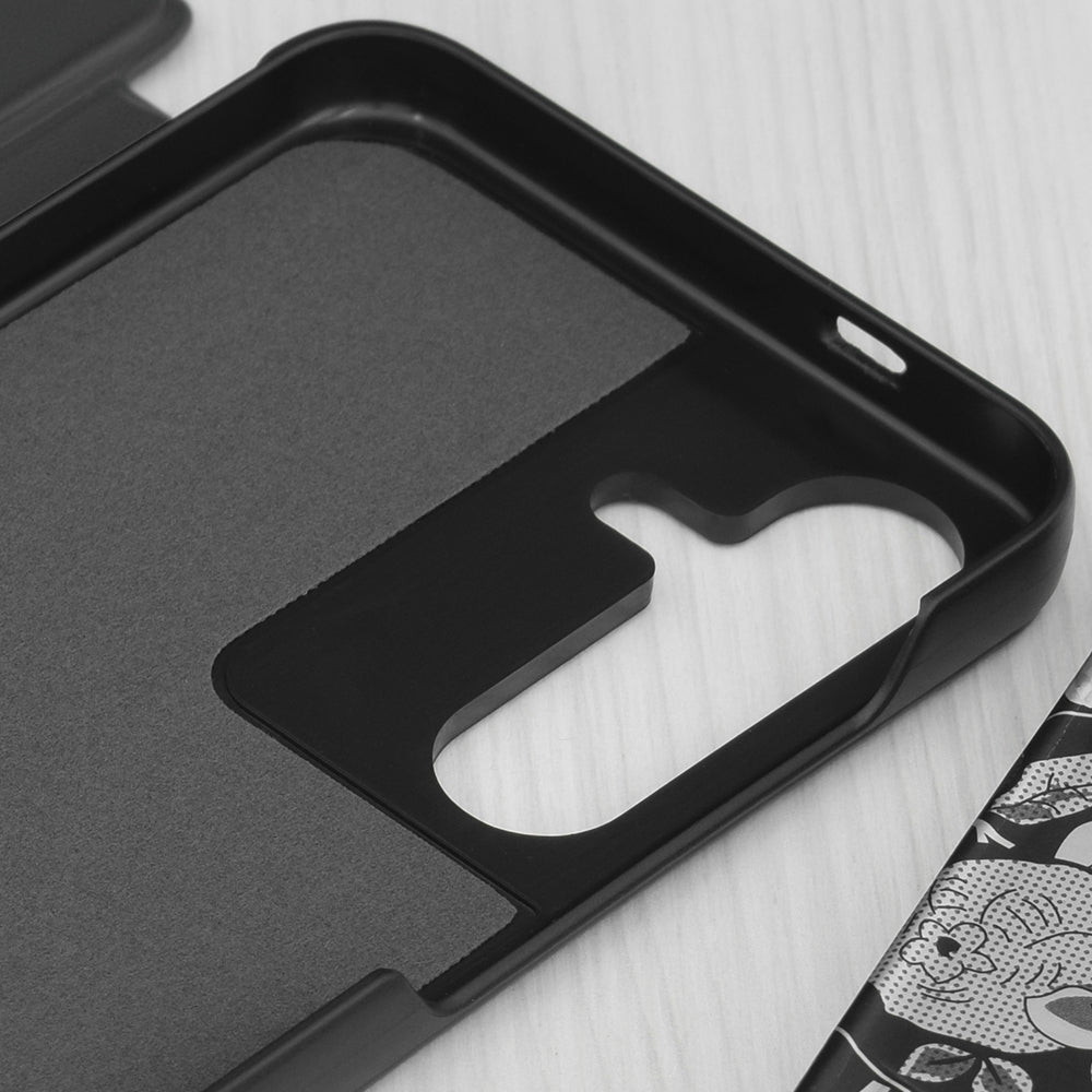 Hülle für Samsung Galaxy S25+ S936, Techsuit, eFold, Schwarz
