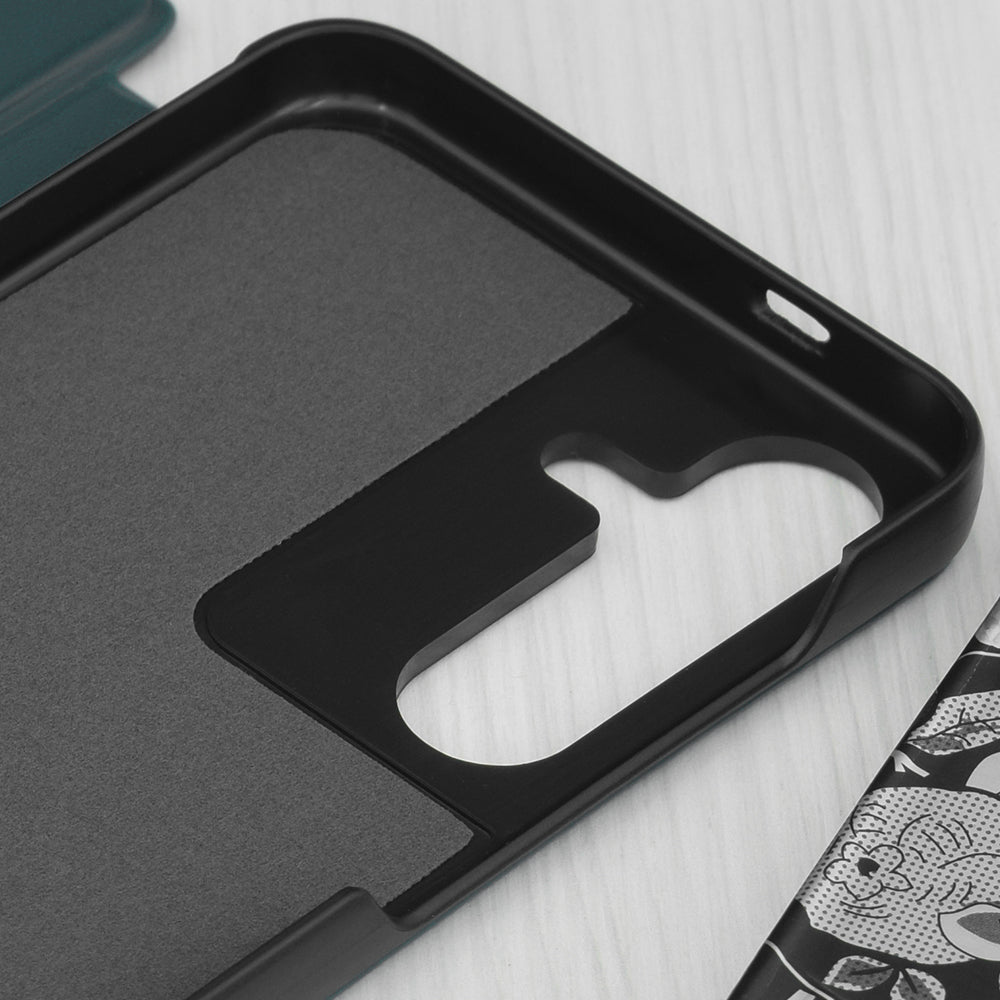 Hülle für Samsung Galaxy S25+ S936, Techsuit, eFold, Grün