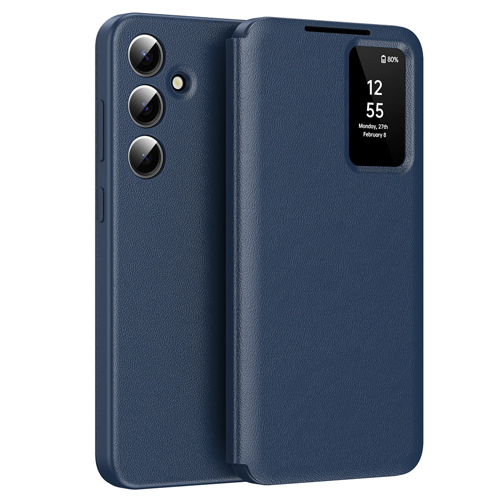 Hülle für Samsung Galaxy S25+ S936, Techsuit, SmartView, Blau