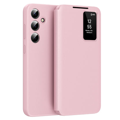 Hülle für Samsung Galaxy S25+ S936, Techsuit, SmartView, Rosa