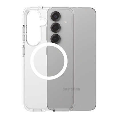 Hülle für Samsung Galaxy S25 S931, PanzerGlass, Care Urban Combat, Transparent Weiß