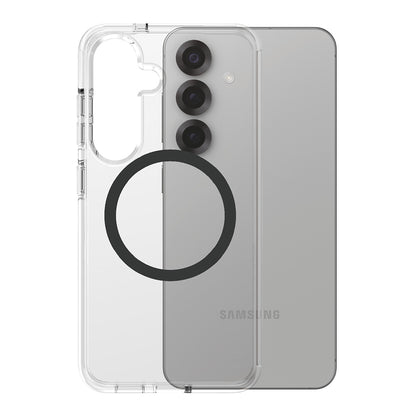 Hülle für Samsung Galaxy S25 S931, PanzerGlass, Care Urban Combat, Schwarz Transparent