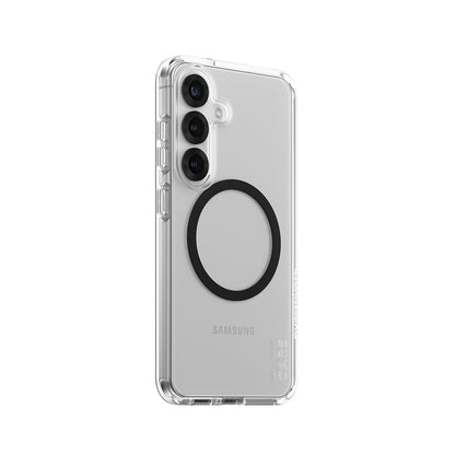 Hülle für Samsung Galaxy S25 S931, PanzerGlass, Care Urban Combat, Schwarz Transparent