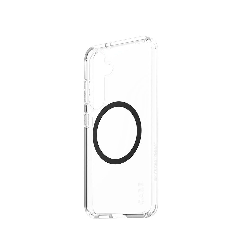 Hülle für Samsung Galaxy S25 S931, PanzerGlass, Care Urban Combat, Schwarz Transparent